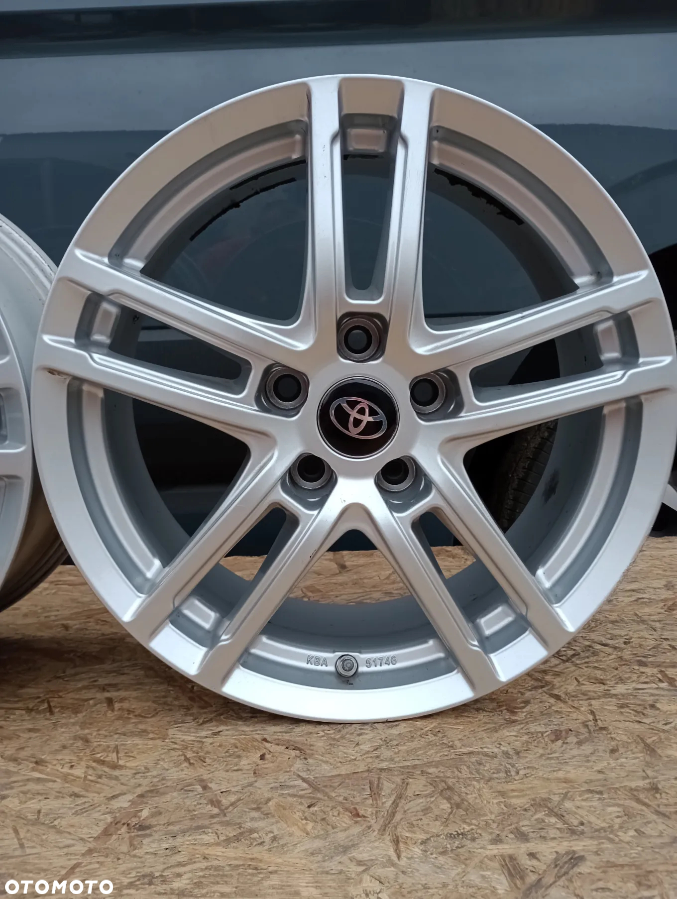 FELGI ALUMINIOWE 5x114 R17 7,5J ET45 CZUJNIKI TPMS TOYOTA AURIS AVENSIS CAMRY C-HR COROLLA PRIUS+ RAV4 YARIS - 6
