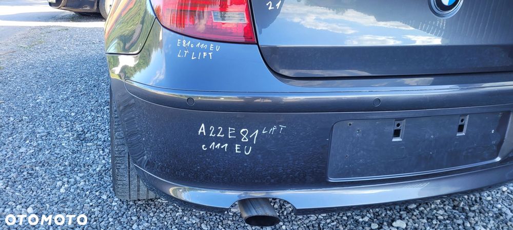 ZDERZAK TYŁ TYLNY BMW E81 E87 A22 SPARKLING GRAPHITE LIFT C111 - 3