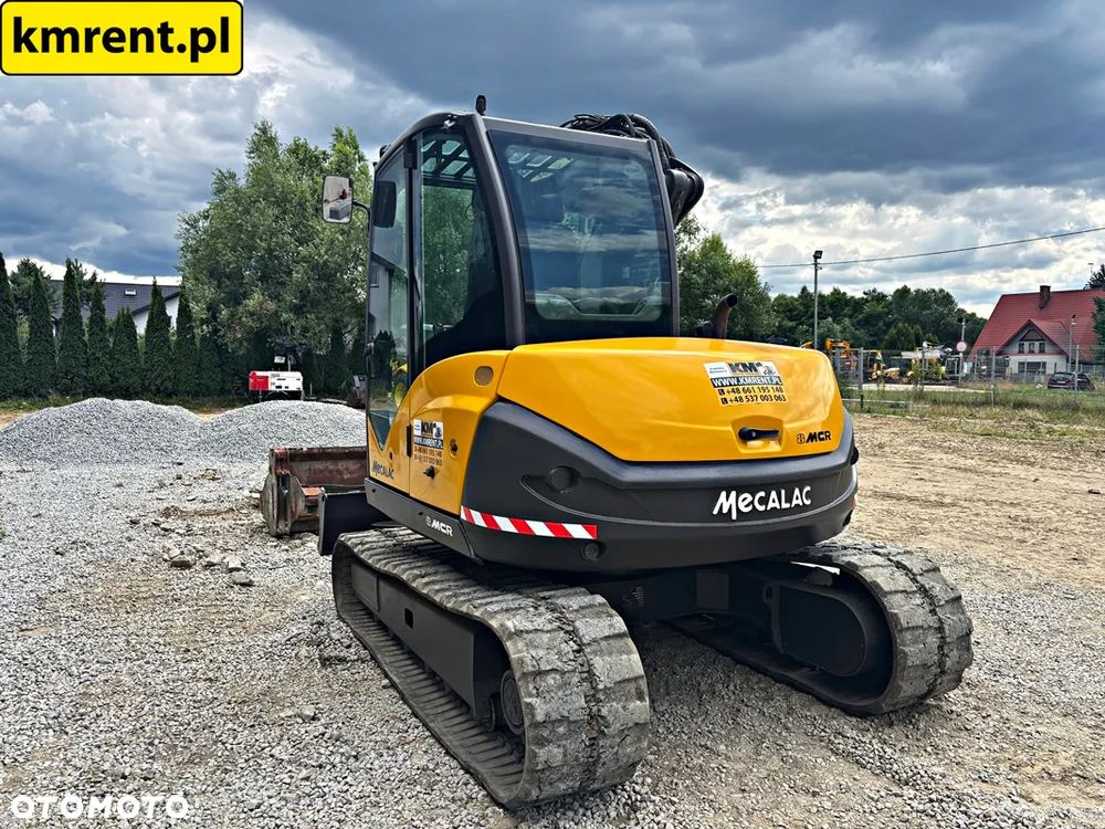 Mecalac 8 MCR MINI-KOPARKA 2012R. | MECALAC 6 MCR, JCB 8065 8080 8085 85 Z VOLVO ECR 88, CAT 308, 307 , BOBCAT 80 KOMATSU PC 88 - 27