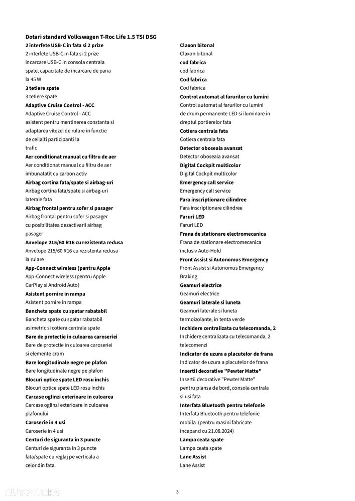 Volkswagen T-Roc 1.5 TSI DSG Life - 10