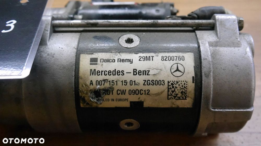 rozrusznik mercedes atego a0071511501 - 2