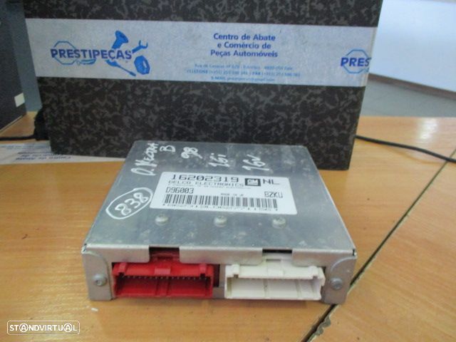 Centralina 16202319 OPEL VECTRA B 1998 1.6I  OPEL VECTRA B 1996 1.6I 100CV 4P PRETO ORIGINAL - 1