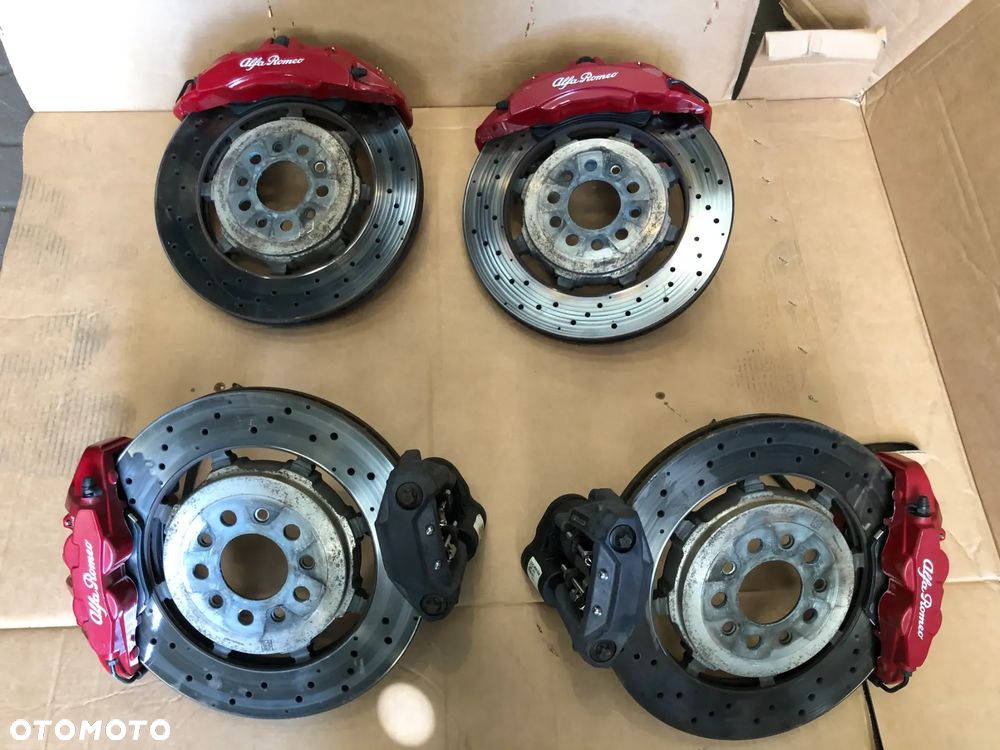ZACISKI ZACISK HAMULCOWY TARCZA  ALFA ROMEO STELVIO QV GWA!!! - 1