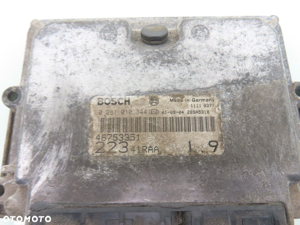 STEROWNIK FIAT DOBLO I 1.9 JTD 0281010344 46753351 - 4