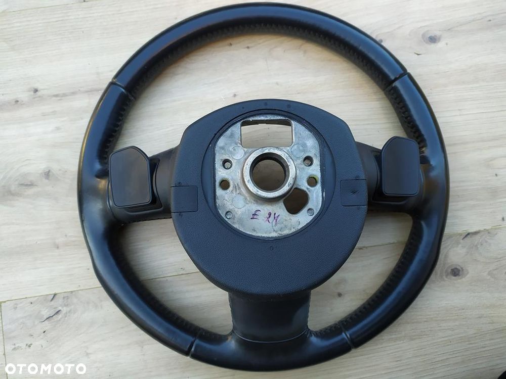 AUDI A6 C6 A8 D3 LIFT Q7 KIEROWNICA TRÓJRAMIENNA CZARNA SOUL ŁOPATKI IGŁA - 12