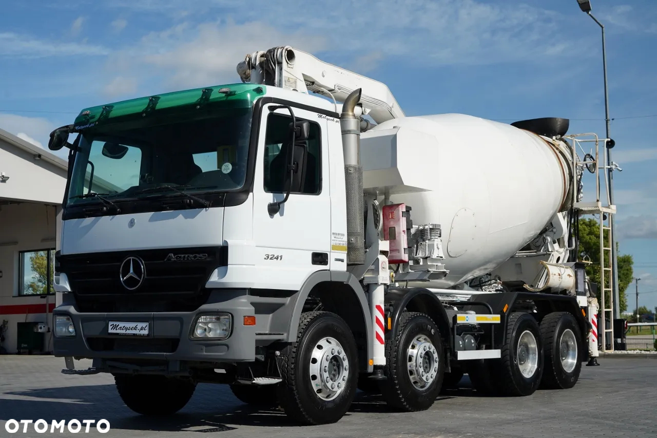 Mercedes-Benz ACTROS 3241 / POMPOGRUSZKA / 8X4 / BETONIARKA + POMPA SERMAC 3Z24 / EPS + SPRZĘGŁO / ALUFELGI - 3