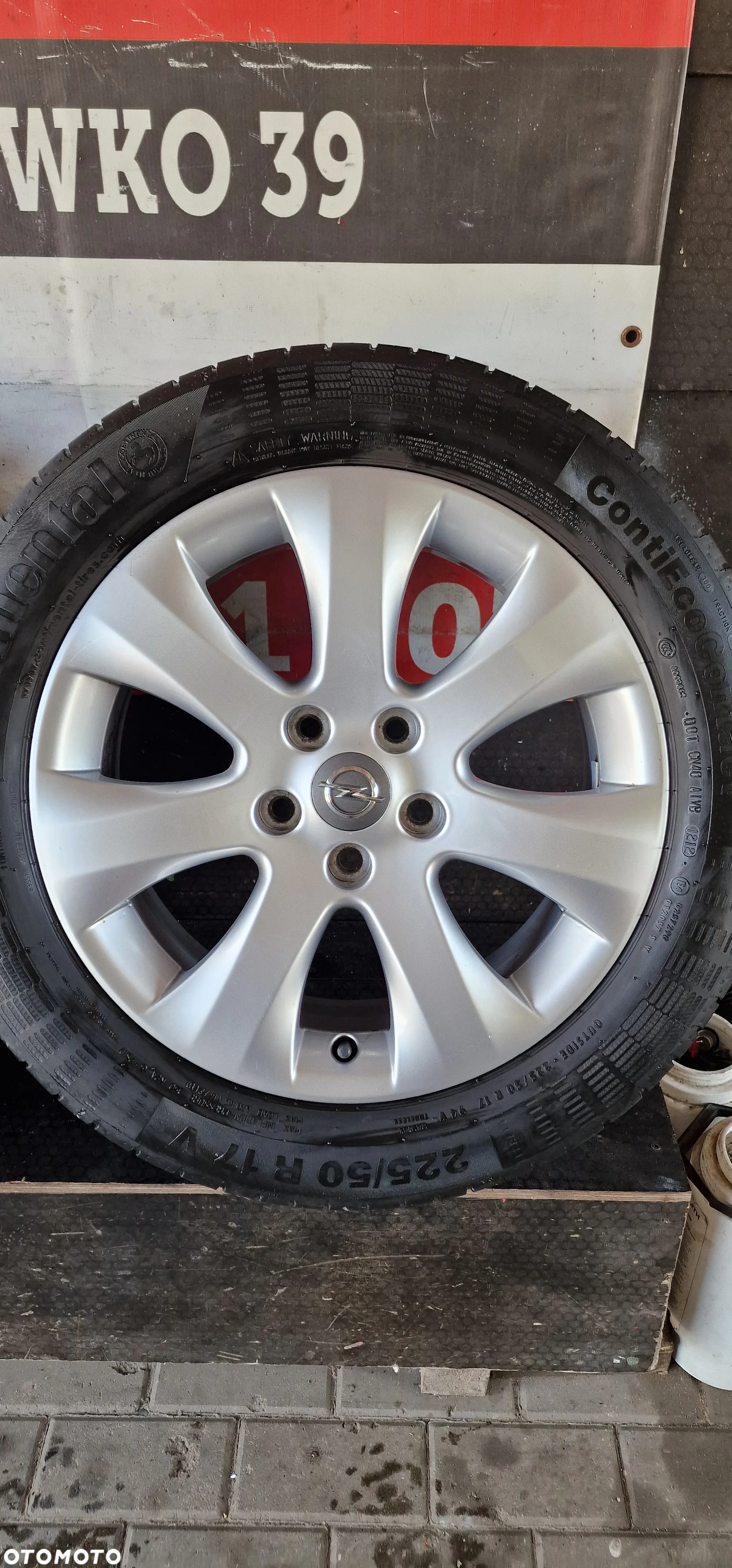 Alufelgi OPEL ASTRA J MOKKA 5X115 R17 ET44 225/50 R17 - 8