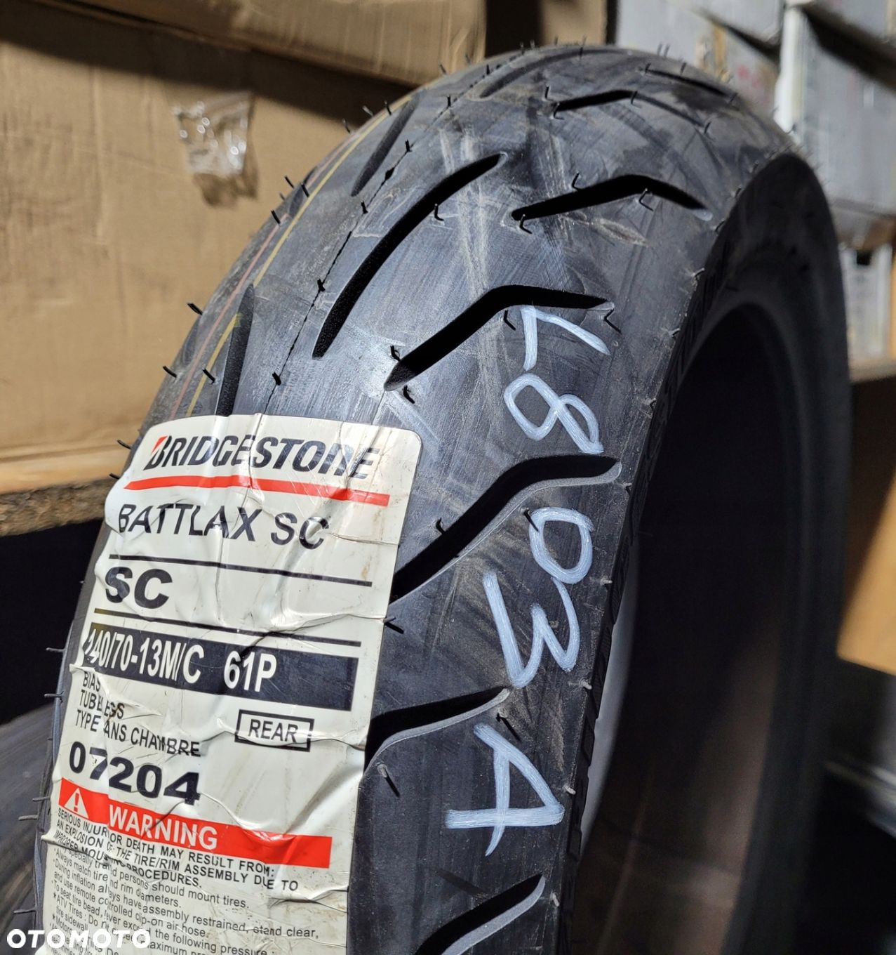1x Bridgestone Battlax SCR 140/70-13 61P L803A - 4