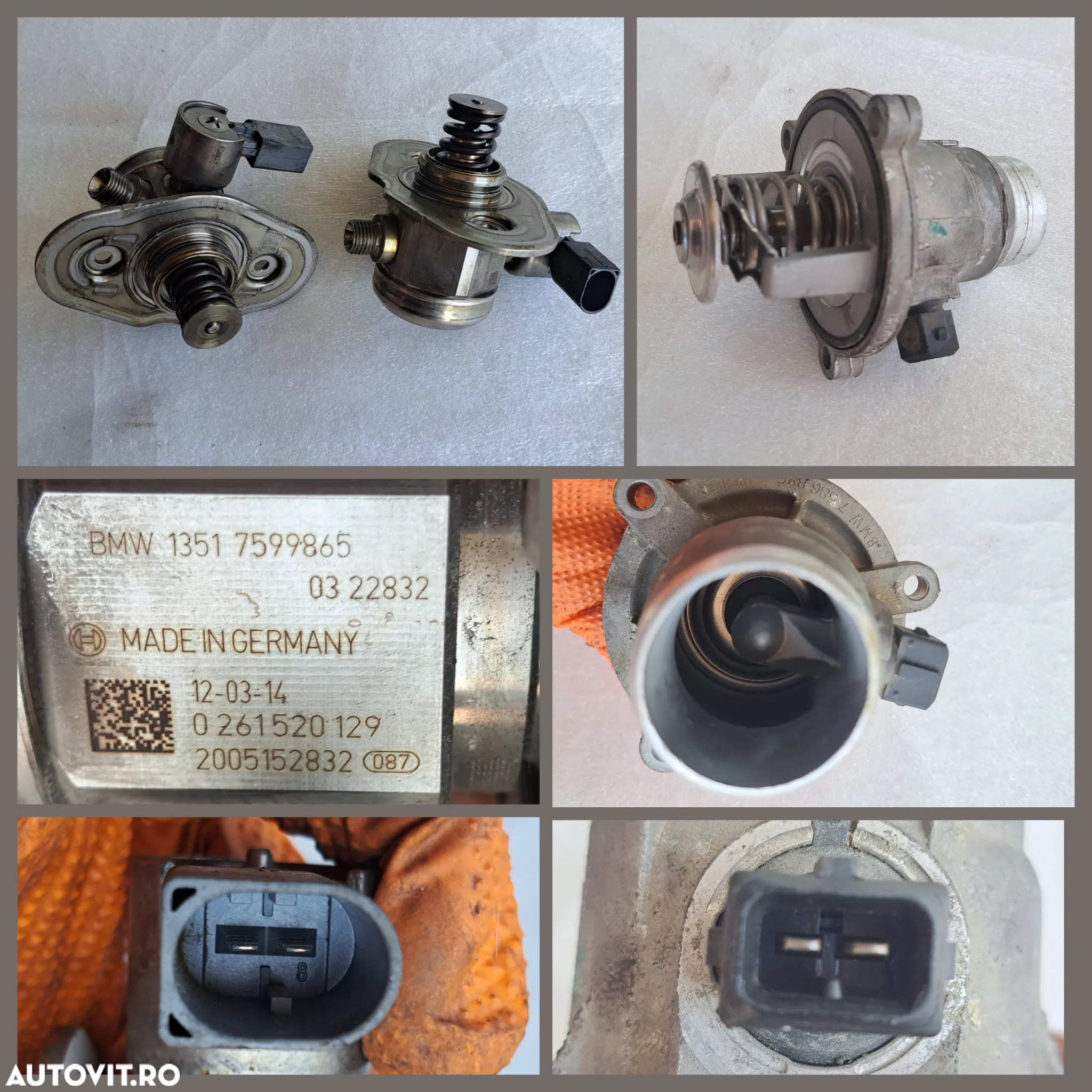 2 Anexe Motor Bmw M6 S63B44B bobina inductie rampa injectoare pompa inalta presiune termostat injectoare intercooler clapeta acceleratie tub admisie aer  turbina galerie admisie - 4
