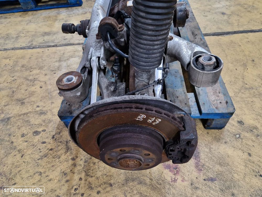 Eixo traseiro usado BMW SERIE 7 E65 730D travagem amortecedores braços diferencial transmissões - 4