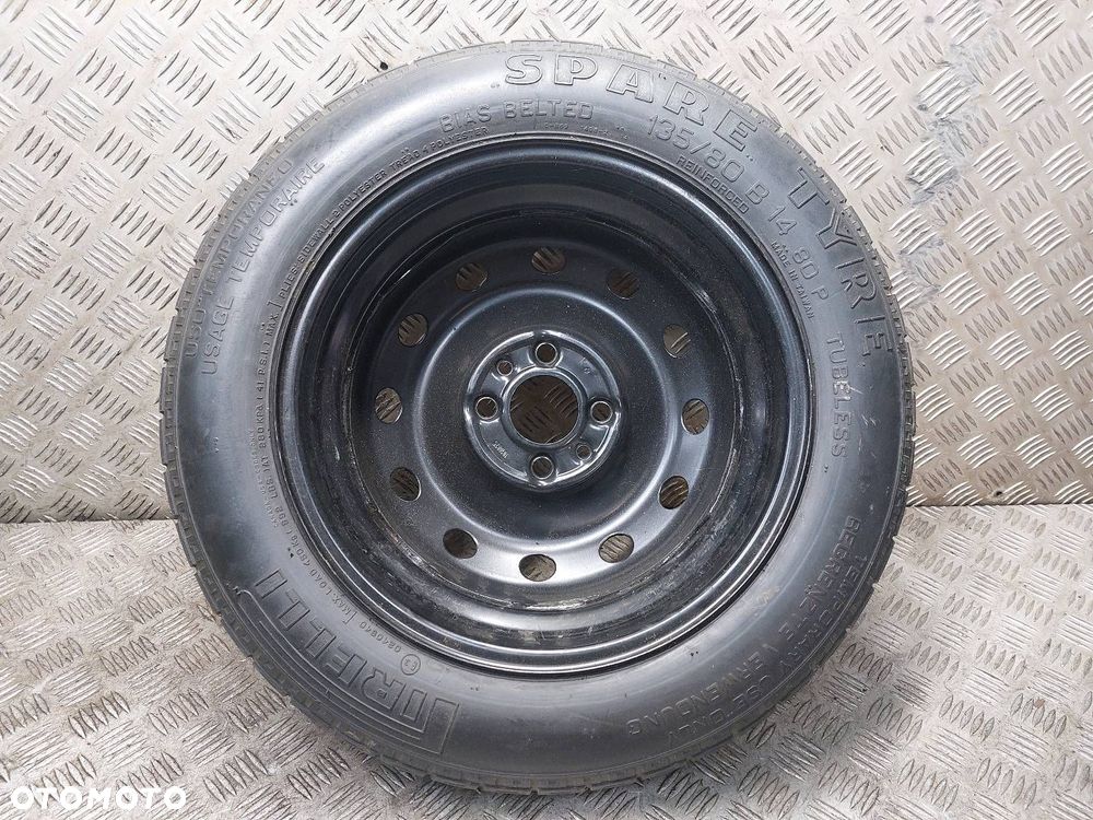 KOŁO DOJAZDOWE DOJAZDÓWKA 4x98 4Jx14 ET43 FI58,1 135/80R14 FIAT - 5