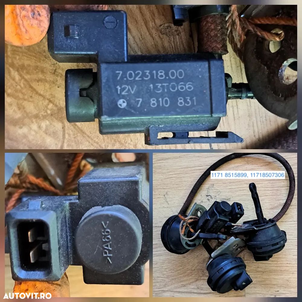 valva supapa electrovalva EGR racitor gaze cu supapa bmw seria 1 2 3 4 5 6 7 x1 x3 x4 x5 x6 2009-2019 - 2