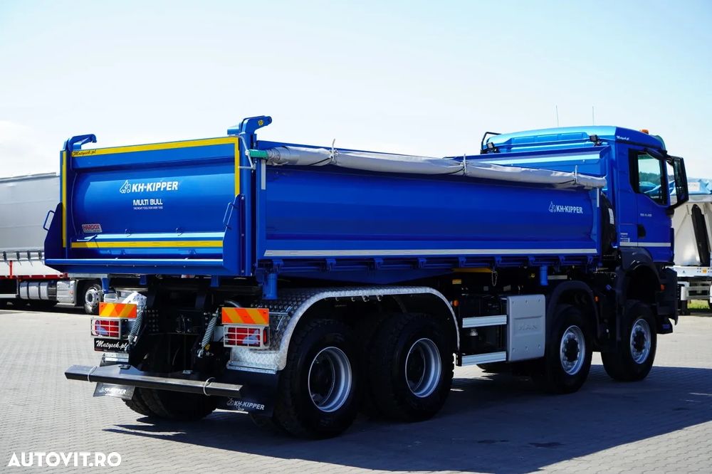MAN TGS 41.480 / 8x6 / BASCULANĂ SPATE / MANUAL / NOU NOU / KH-KIPPER / - 19