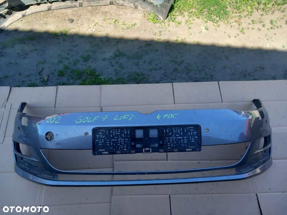 ZDERZAK PRZÓD PRZEDNI VW GOLF VII LIFT 4xPDC - 1