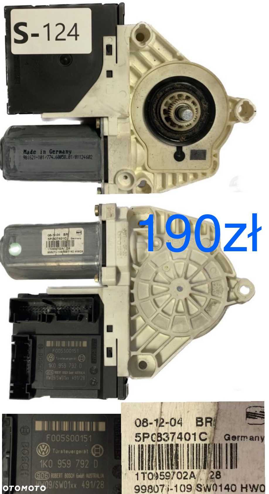 Silnik Silniczek Podnoszenia szyb szyby przód tył prawy lewy Audi Seat Skoda Volkswagen 6Q1959801A 1K0959701P 1K0959793L 1K0959792D 1T0959702A 5P0837401C 1K0959793D 5P0837401A 1J1959802B 1J1959802D 1J0959802F 101431-202 1J0959802C 1C0959802B 5P0837402 1K0959793D 1K0959792G 5P0837402H 1T0959702B 6Q0959812A 6L1959801 1K0959703E 1K0959701AC 1K5837401AM 1K0959704M 1K0959703E 4F0959801A - 5