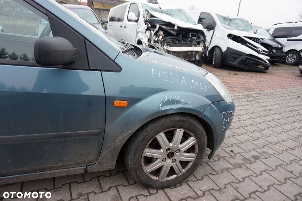 MASKA ZDERZAK BŁOTNIKI LAMPY FIESTA V MK5 U2  FORD 2002-2008 NEPTUNE GREEN PRZÓD KOMPLETNY - 8