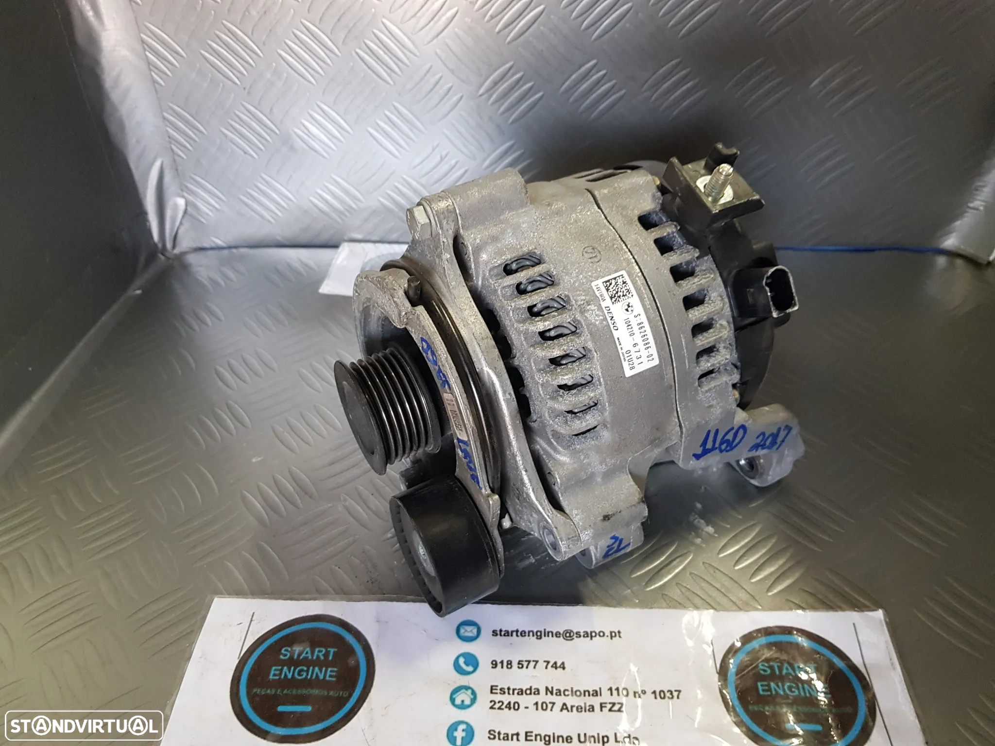 Alternado BMW Vários modelos E90 E91 E87 E82 E60 E61 E46 E36 F20 F21 F36 X1 X3 F48 E84 F10 F11 MINI F54 F55 F56 F57 - 10