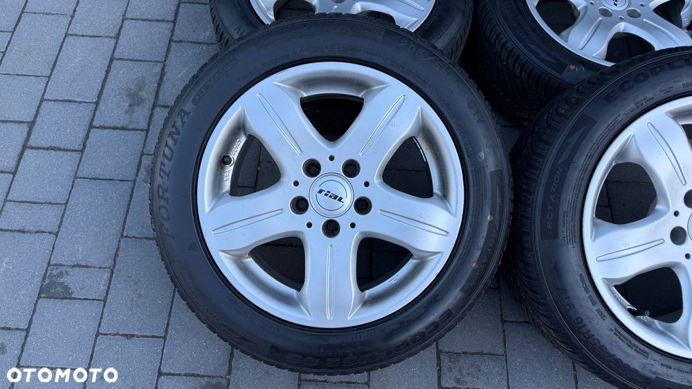 Nowe opony 205/55 Alufelgi r16 5x112 rial kba 46947 et35 7.5J mercedes audi skoda vw koła felgi - 3