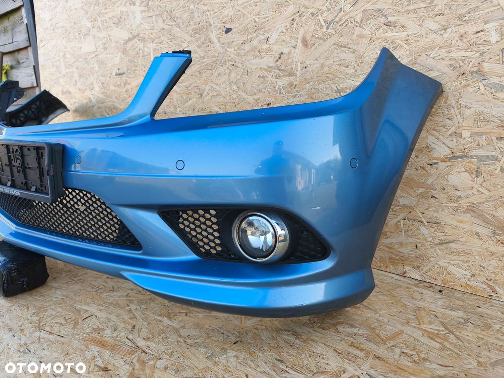 Mercedes C-Klasa W204 AMG 07-10r zderzak przód przedni PDC - 3