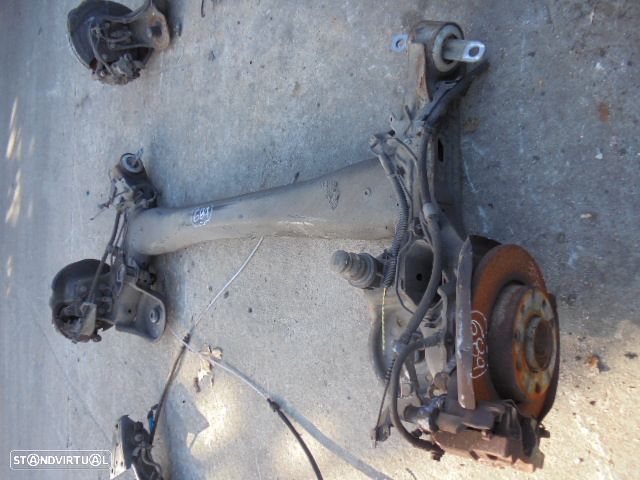 Eixo Eix689 PEUGEOT 308  T9 FASE 1 2016 1.6HDI 120CV 5P CINZENCO ESCURO TRÁS DISCOS ABS COMPLETO - 2