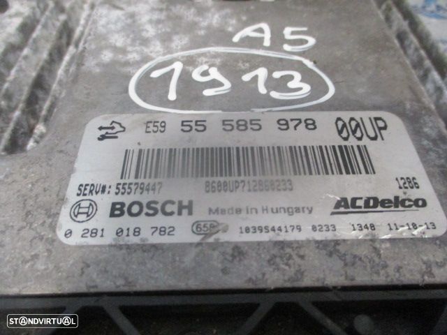 Centralina 55858978 0281018782 OPEL CORSA D FASE 2 2012 1.3CDTI 75CV 5P BRONZE BOACH - 4