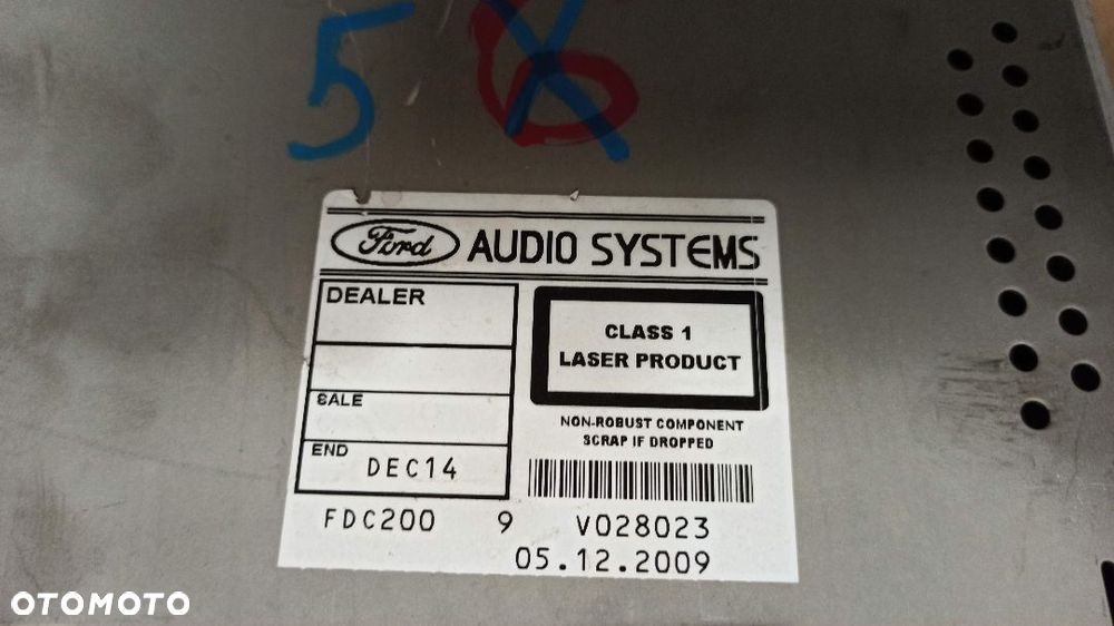#RADIO 6000 CD FORD nr 8S7T-18C815-AC - 5