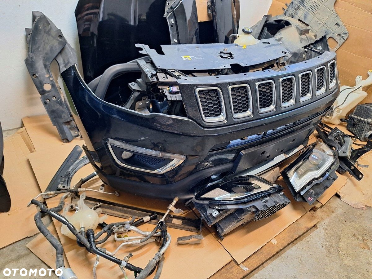 jeep compass II 16- maska zderzak przod xenon pas przedni chlodnice komplet - 3