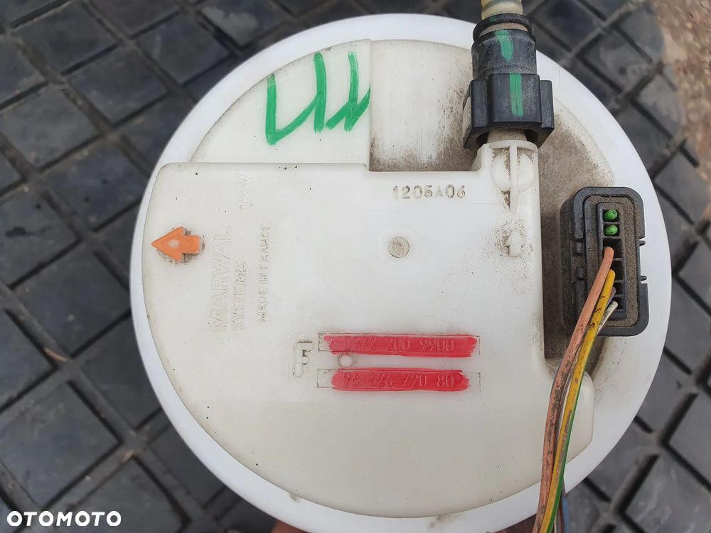 CITROEN C5 1.8 16V CZUJNIK POZIOMU PŁYWAK POMPA PALIWA 9632672080 - 4