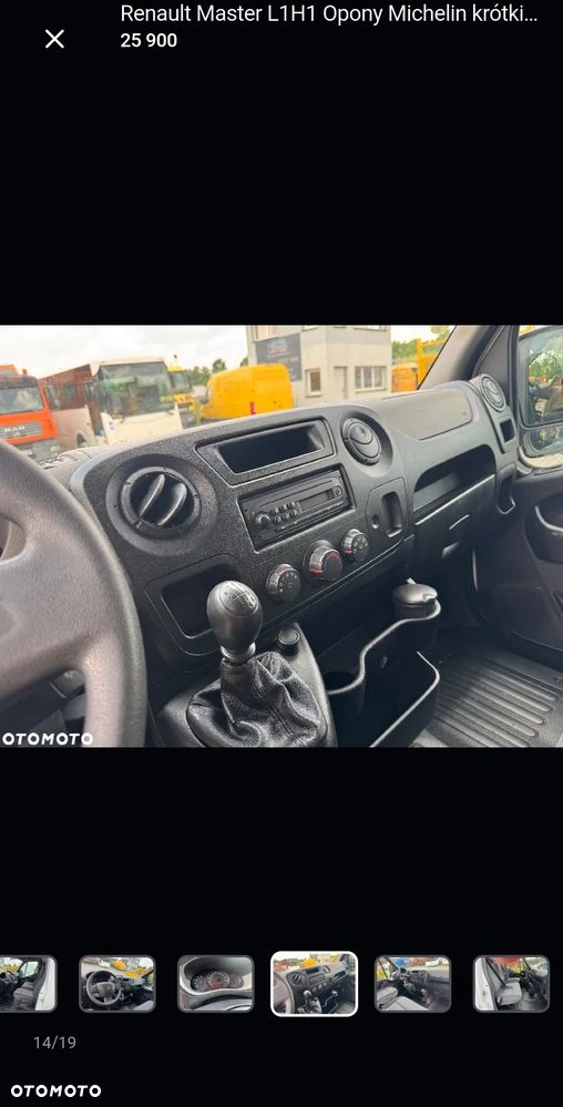 Renault Master L1H1 Opony Michelin krótki niski DMC 3,5T Ładowność 1600kg - 16
