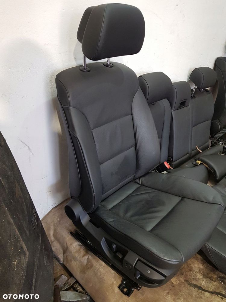 fotele kanapa komplet skóra elektryczne bmw e61 lci eur - 4