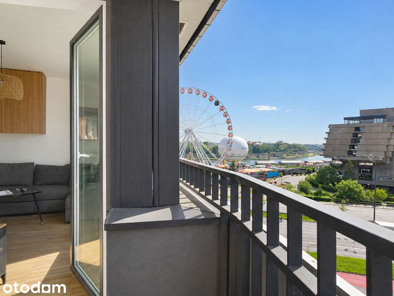 Apartament z widokiem na Wisłę i Wawel w najmie krótkoterminowym