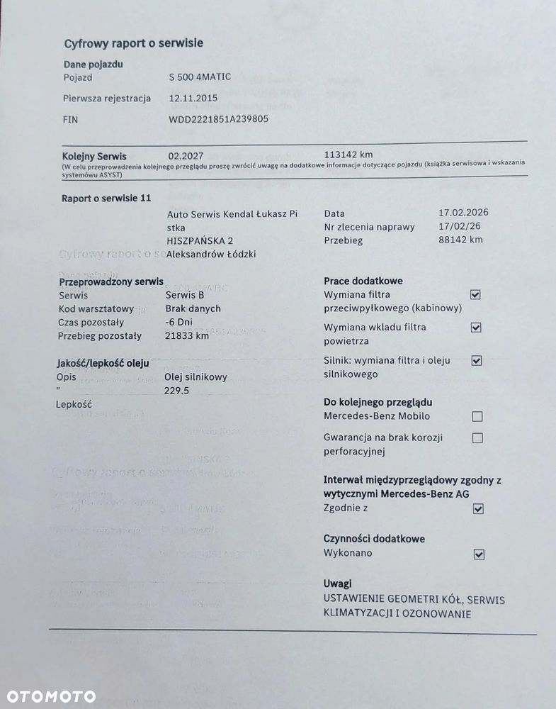 Mercedes-Benz Klasa S 500 4-Matic L 7G-TRONIC - 6