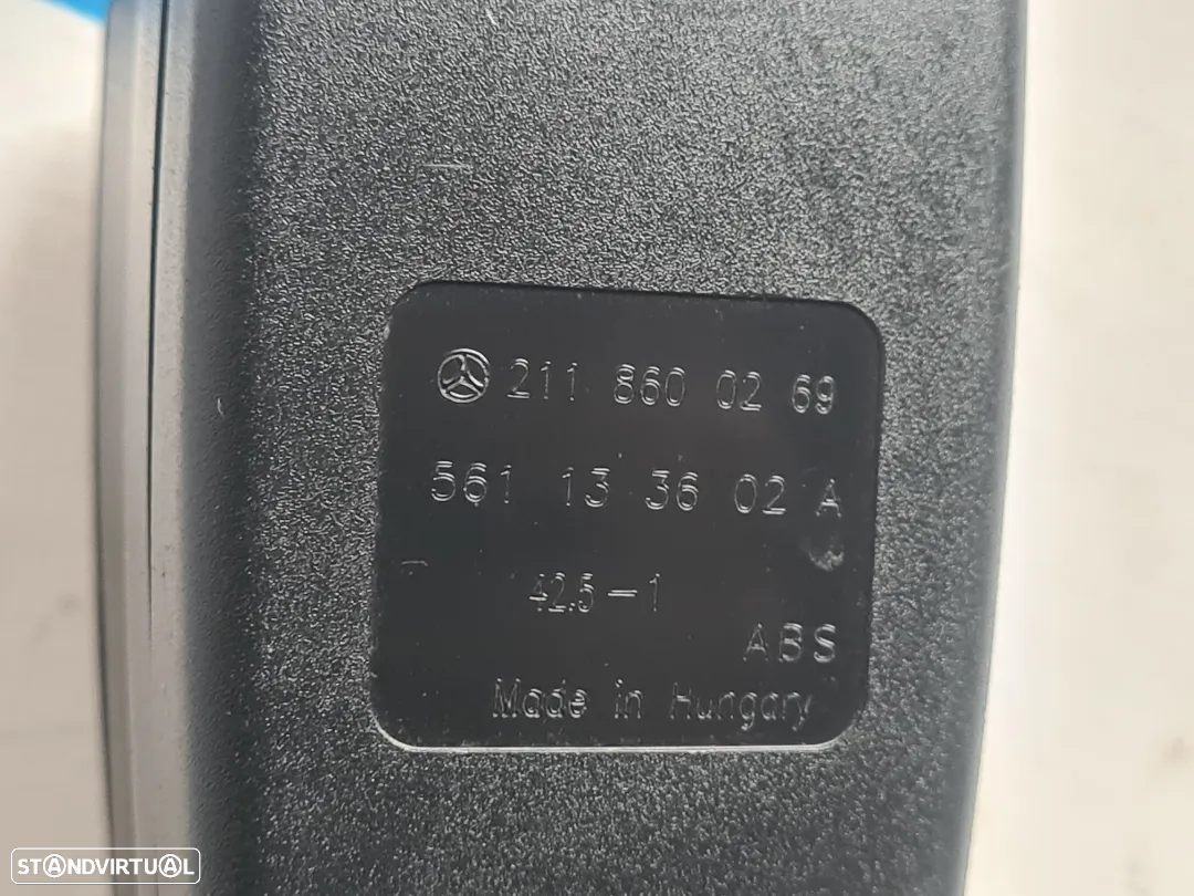 ENCAIXE ENCAIXES CINTO CINTOS SEGURANÇA A2118603969 2118603969 A2118600269 2118600269 MERCEDES BENZ CLASS E W211 E220 CDI 150CV OM646961 646961 - 4