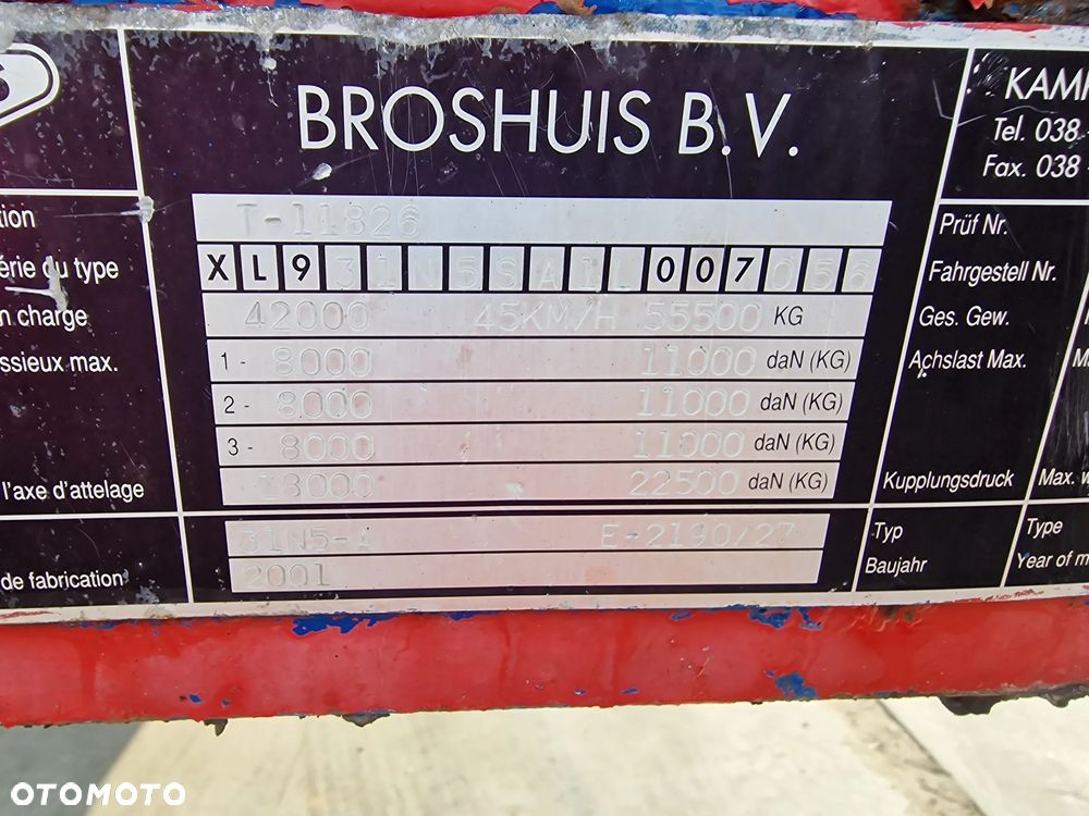 Broshuis Naczepa Niskopodwoziowa Rozciągana 6 m - 7