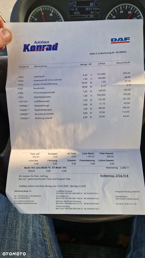 DAF CF 310 Chłodnia  z Niemiec  TOP - 26