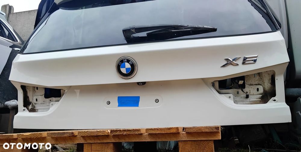 Klapa Bagażnika Tył Tylna Biała BMW X5 F15 Z Kamerą Cofania - 3