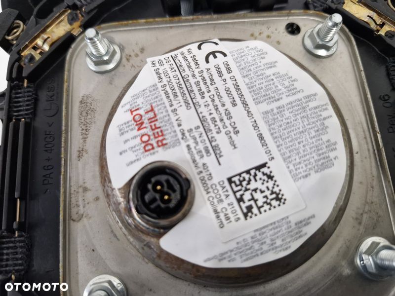 FIAT 500X PODUSZKA POWIETRZNA AIRBAG KIEROWCY KIEROWNICY 07356350950 - 7