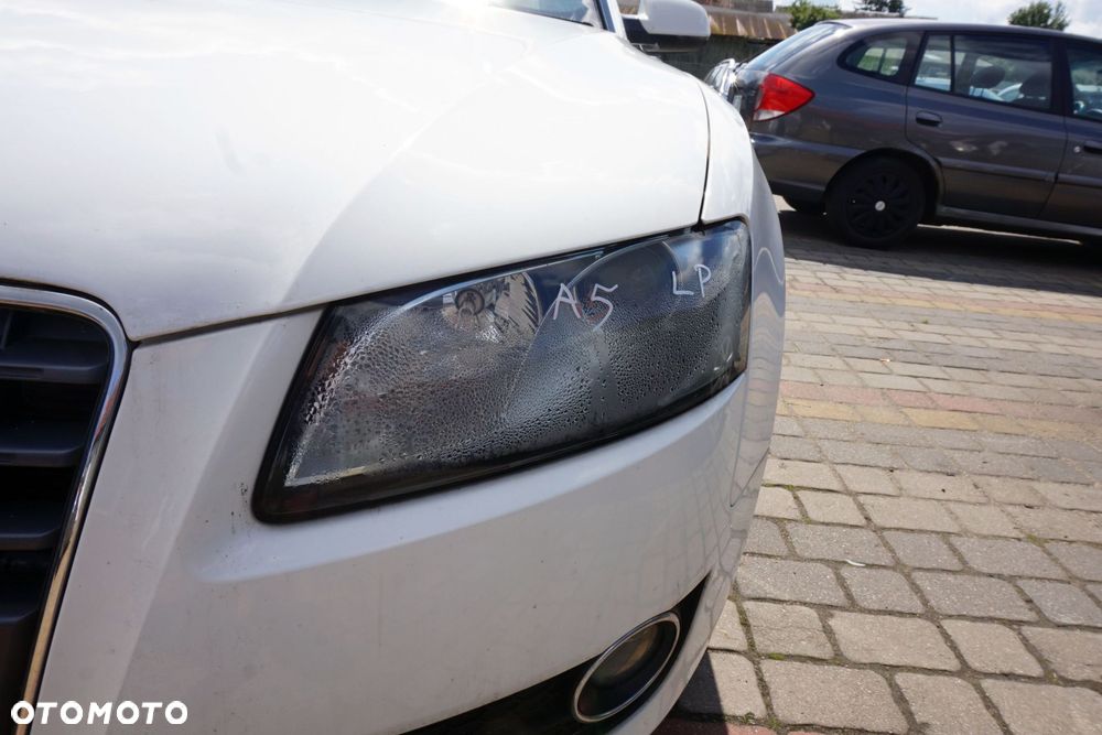 MASKA ZDERZAK BŁOTNIKI LAMPY A5 I 8T LY9C  AUDI 2007-2016 BIAŁY PRZÓD KOMPLETNY - 27