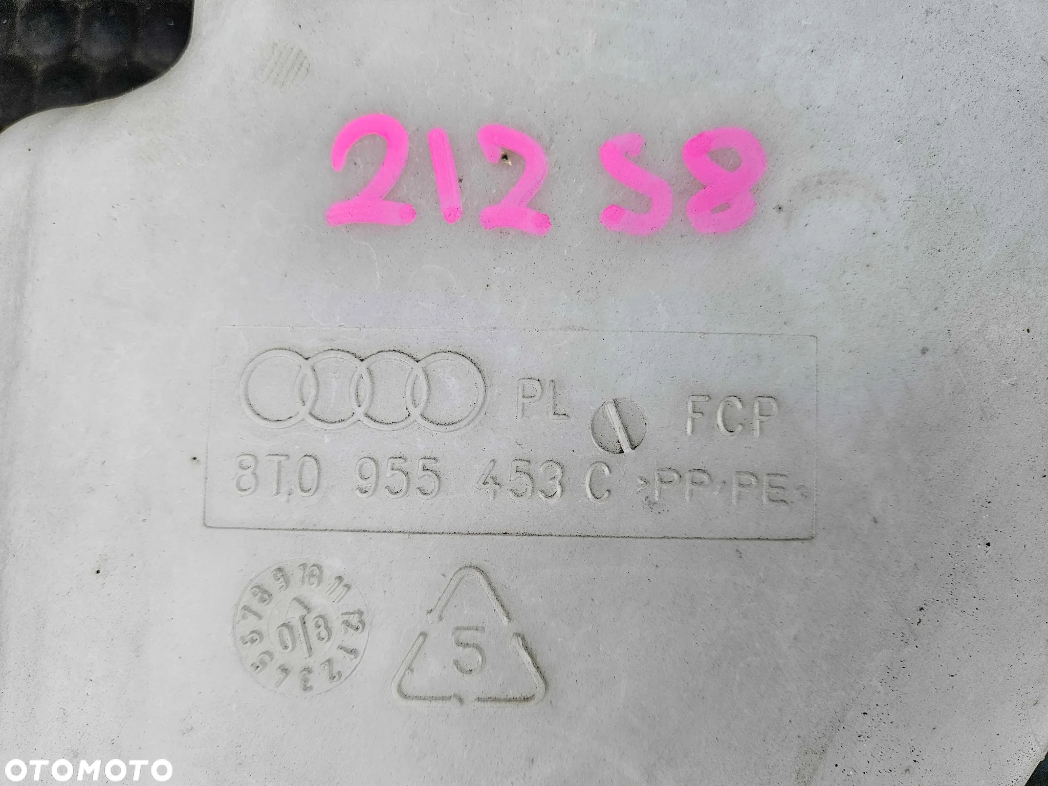 Zbiorniczek 8T0955453C 8K5955647 Płynu Spryskiwaczy Zbiornik Xenon Spryski Pompki Przewod AUDI A4 B8 A5 Sedan Kombi - 17