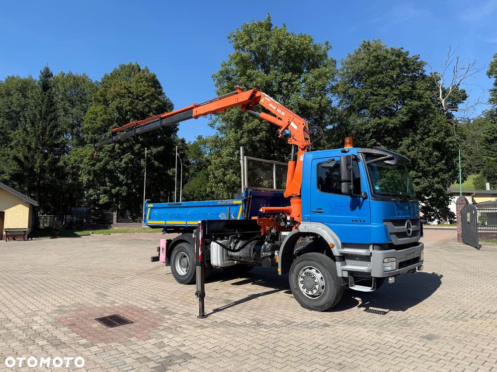 Mercedes-Benz 1833 AXOR AK wywrotka 4x4 3-str. z dużym HDS ALTAS 165.2 - 3
