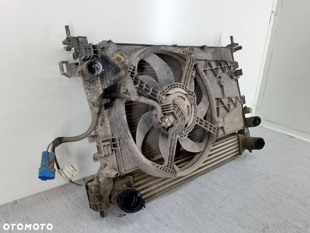 ZESTAW CHŁODNIC WODA INTERCOOLER WENTYLATOR PEUGEOT BIPPER N1495004 1.4 HDI - 4