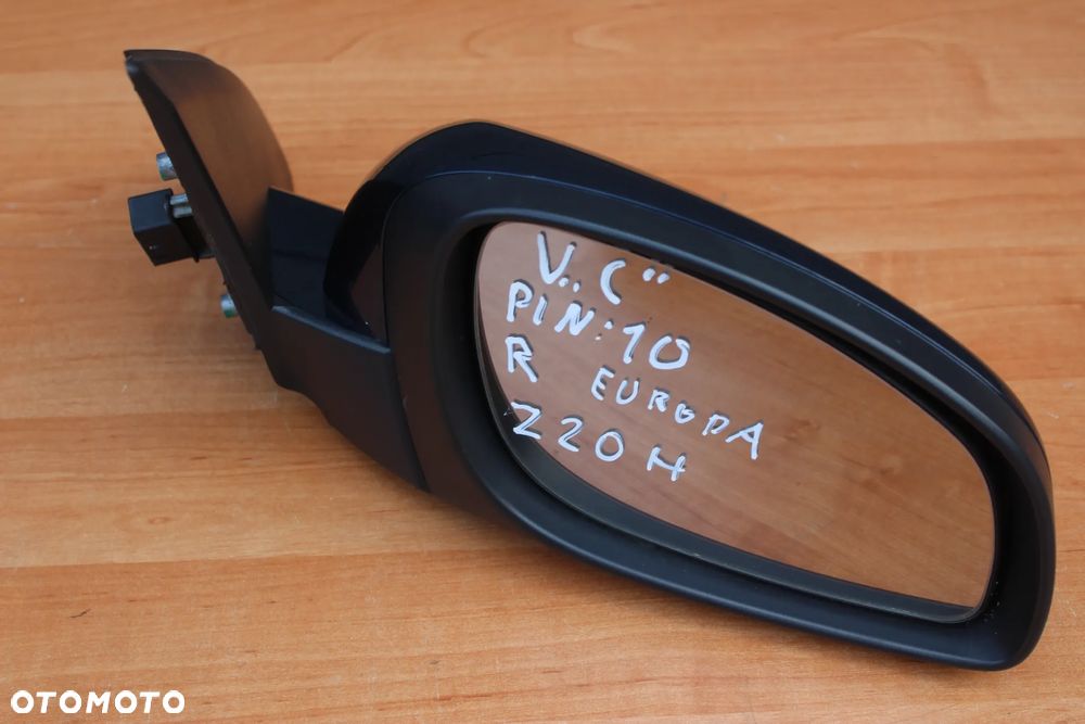 LUSTERKO PRAWE ZEWNĘTRZNE OPEL VECTRA C 10 PINÓW EUROPA Z20H - 2