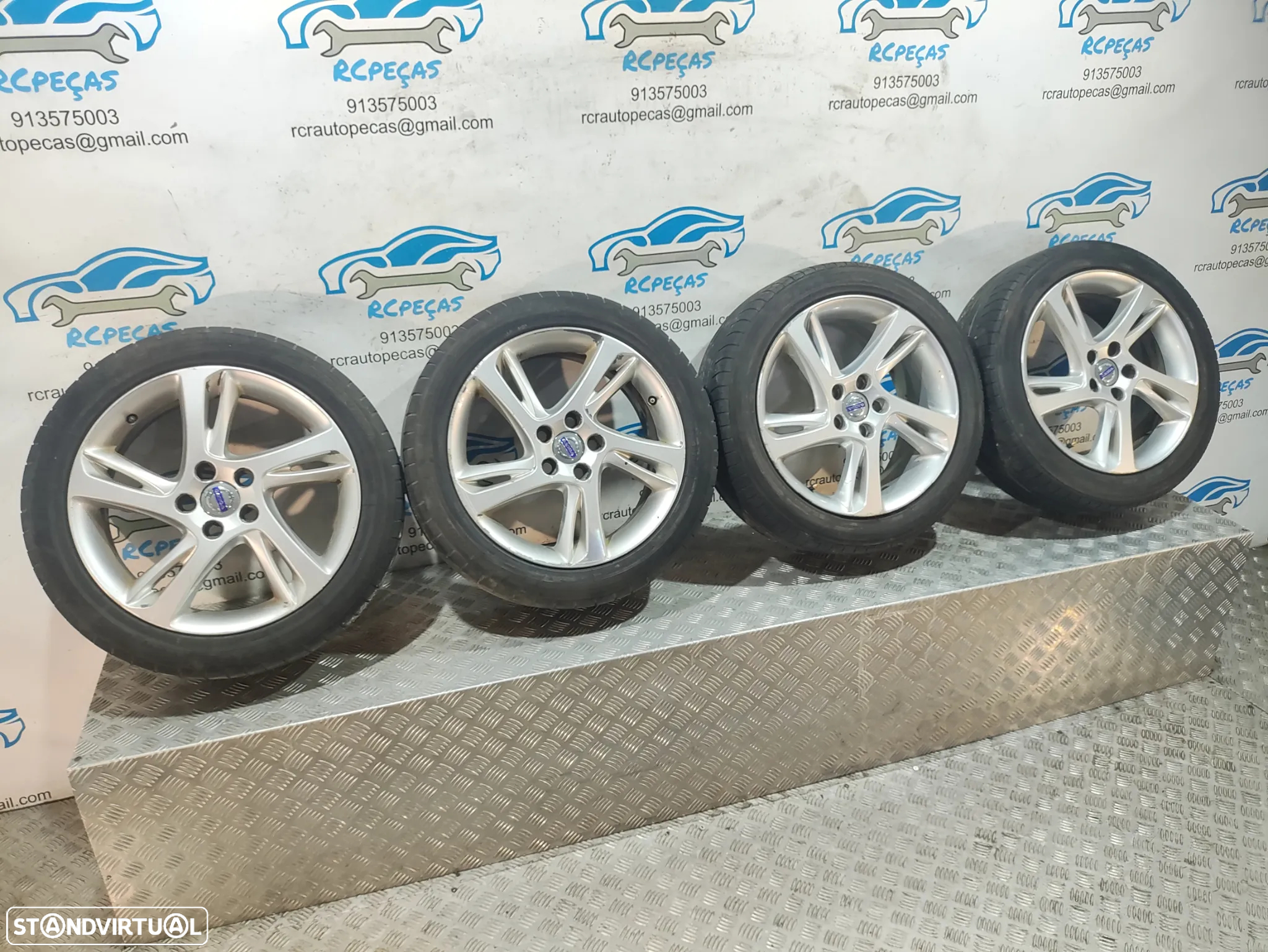 Conjunto Jantes 17 Originais Volvo V50 7J ET52 5x108 - 2