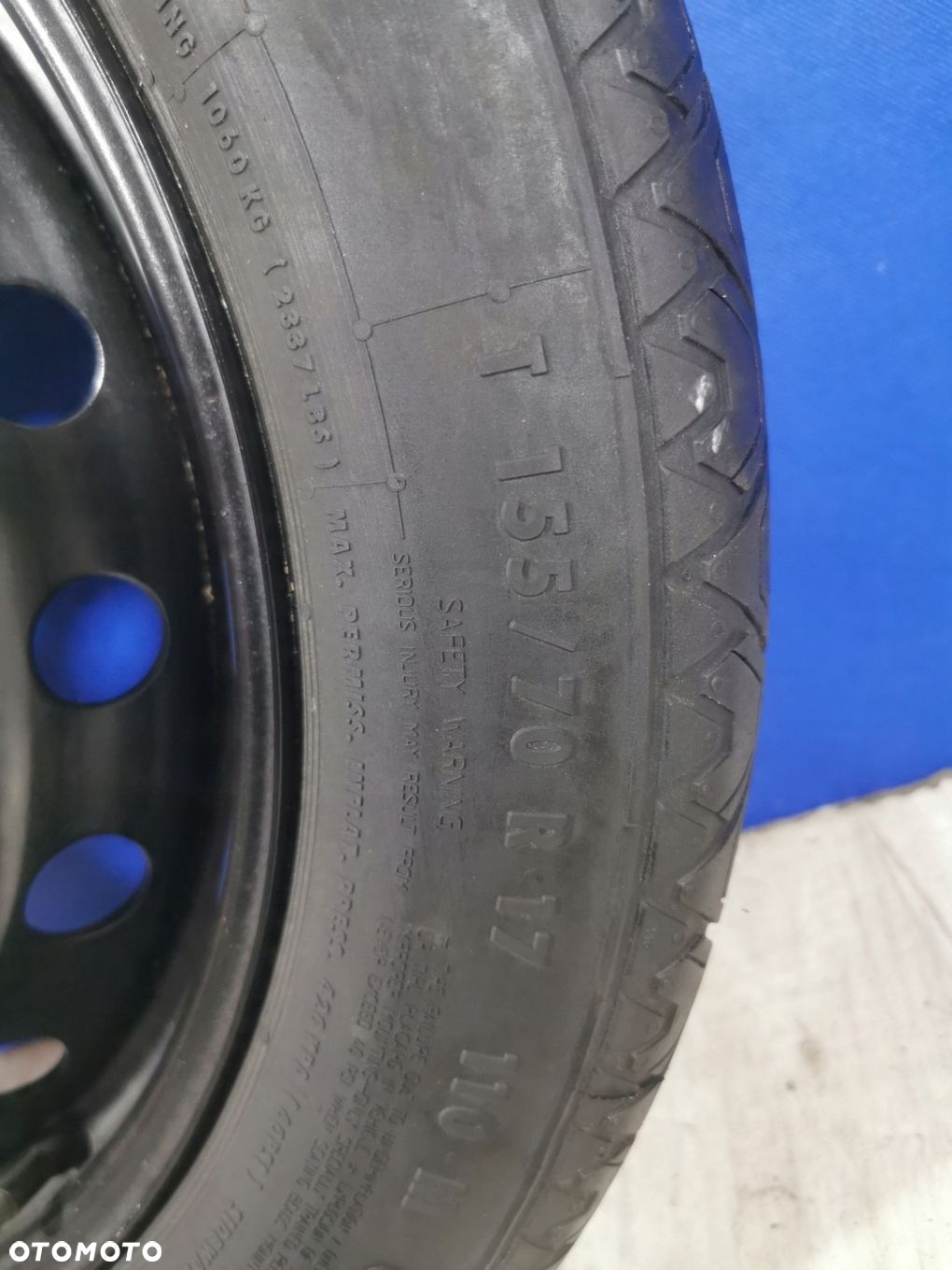 Mercedes E-Klasa W212 koło dojazdowe zapas 155/70 R17 4.00Bx17H2 ET39 5x112 - 6