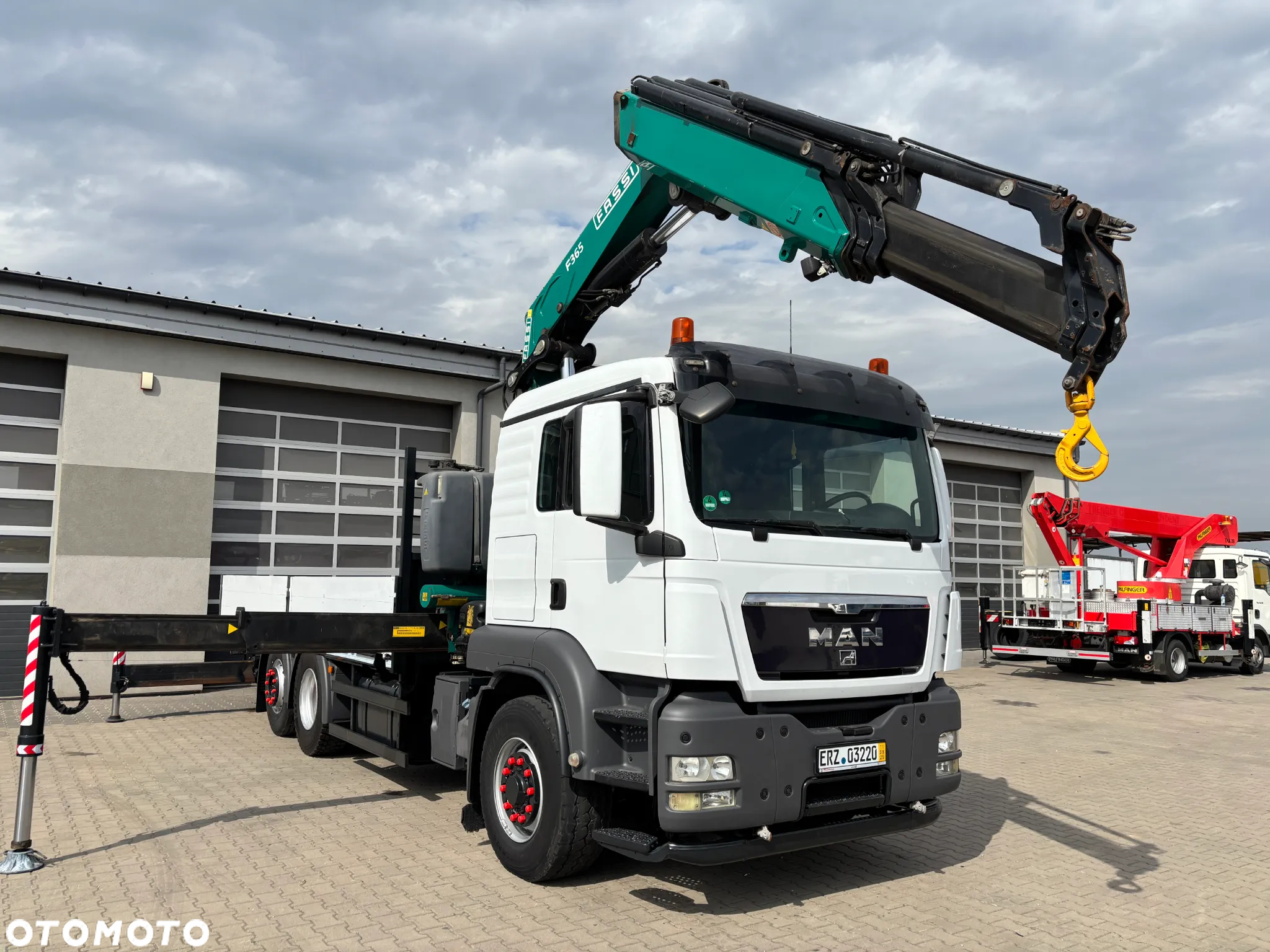MAN TGS 26.440 6x2/4 HYDRODRIVE FASSI F365A (6x4)  napęd pomocniczy, oś tylna skrętna i podnoszona, 440 KM, HDS FASSI  F365 A.2.25 do kontenerów, budowlany, do energetyki , terenowy, z Niemiec - 14