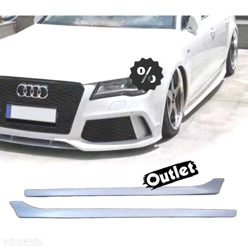 C011464C1 EMBALADEIRAS LATERAIS AUDI A7 11-17 LOOK RS7 - 1