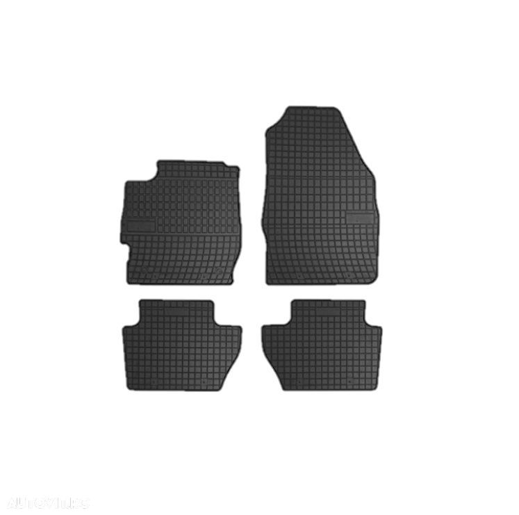 Set covorase auto din cauciuc pentru Ford KA + 2016-> prezent, presuri RapidAuto, Negru - 1
