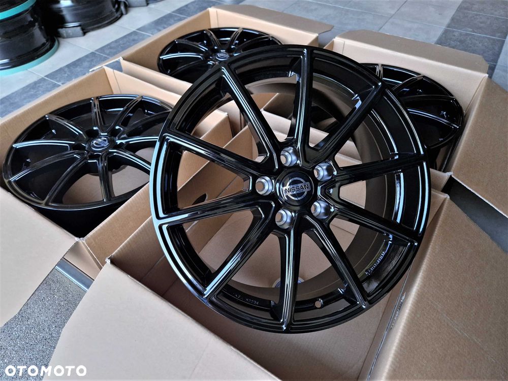 Alufelgi 18 5x114,3 Nissan Juke Qashqai Pulsar Leaf Primera Czarne 79# - 3