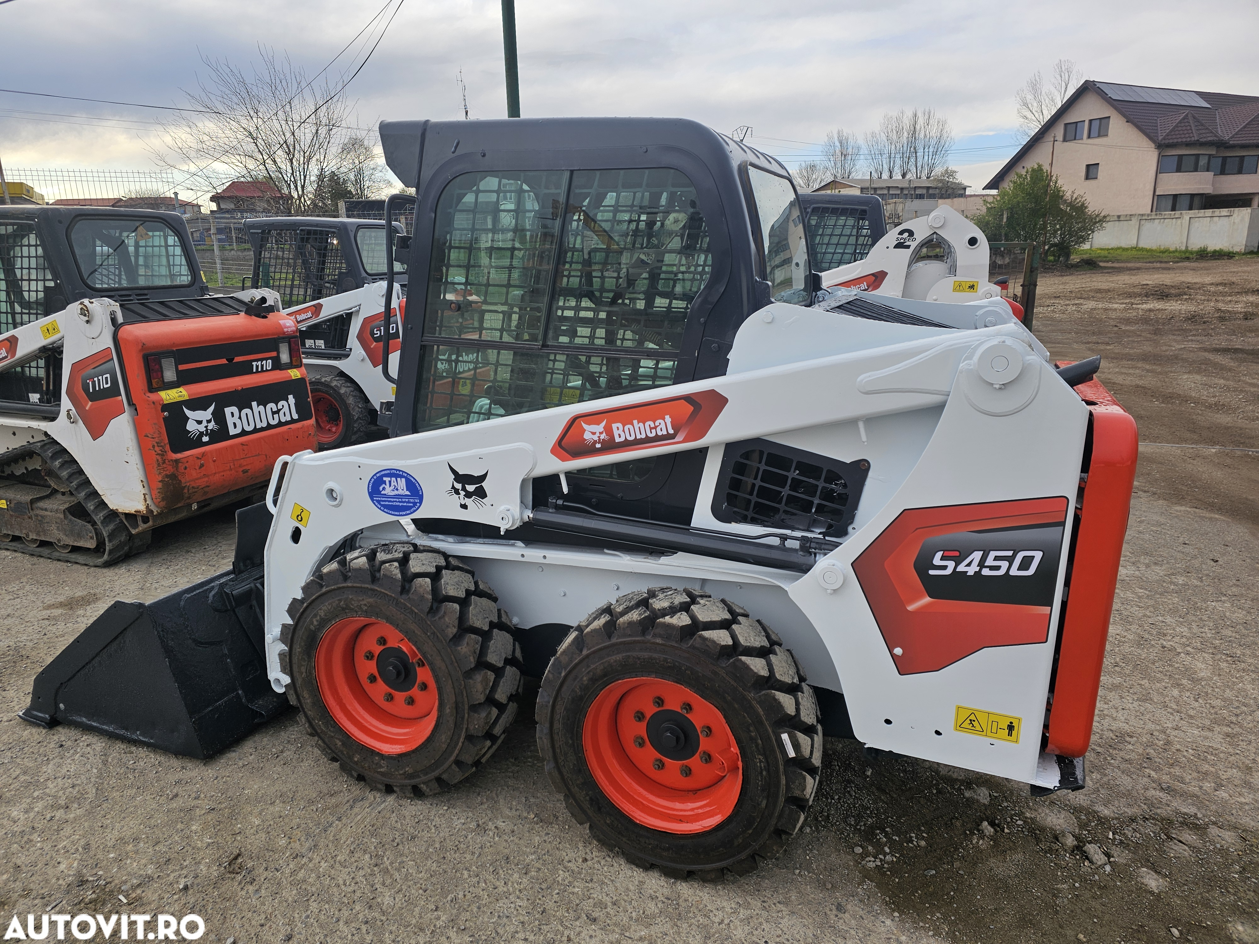Bobcat S450 miniincarcator bobcat mini incarcstor skid steer excavator - 2