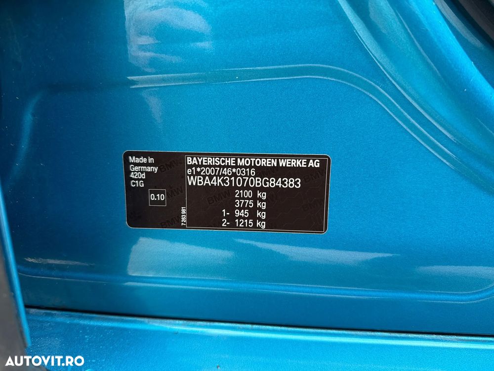 BMW Seria 4 420d Aut. Luxury Line - 6